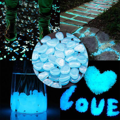 Dekoracyjne Kamienie Fluorescencyjne LUMINY (100szt)