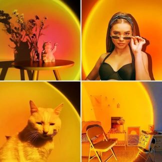 Lampa zachodzącego słońca