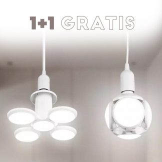 Solarna lampa do ładowania awaryjnego 1+1 GRATIS