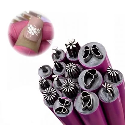 Zestaw stempli NailArt (15 sztuk)