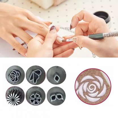 Zestaw stempli NailArt (15 sztuk)