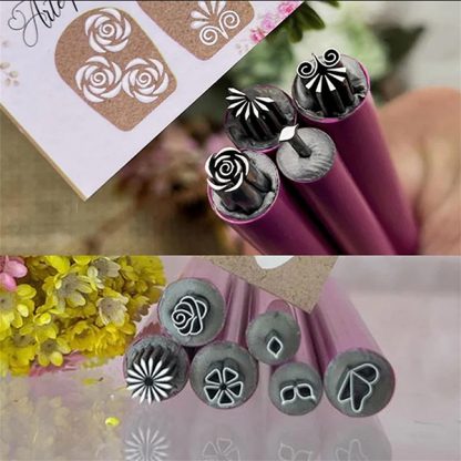 Zestaw stempli NailArt (15 sztuk)