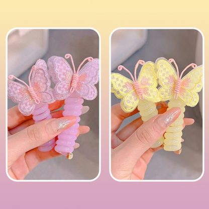 Gumka do włosów Butterfly (4 sztuki)