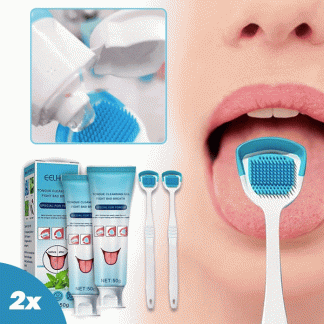 2x Zestaw do czyszczenia języka TongueCare