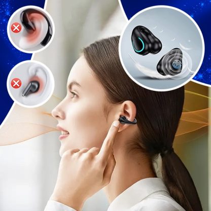 Bezprzewodowe słuchawki Bluetooth z mikrofonem – EarClip