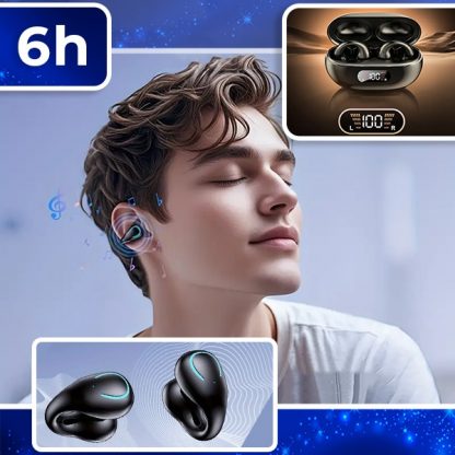 Bezprzewodowe słuchawki Bluetooth z mikrofonem – EarClip
