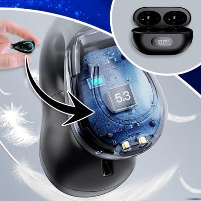 Bezprzewodowe słuchawki Bluetooth z mikrofonem – EarClip