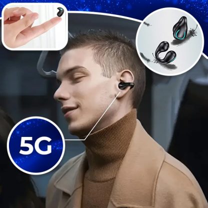 Bezprzewodowe słuchawki Bluetooth z mikrofonem – EarClip