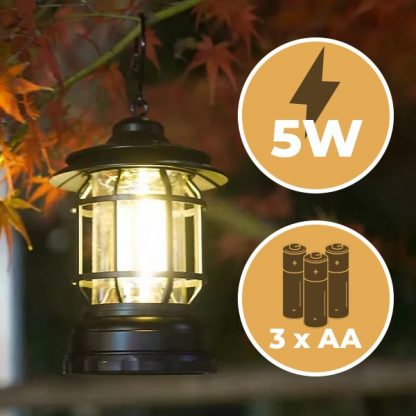 Retro Latarnia LED - RetroGlow
