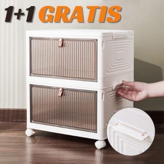 Skrzynka do przechowywania na kółkach – StackBox 1+1 GRATIS