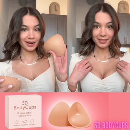 Wkładki 3D do powiększania biustu - BodyCups