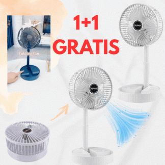 Wielofunkcyjny składany wentylator stojący 1+1 GRATIS