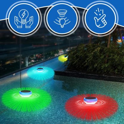 Pływające Wielokolorowe Lampy - SolarFloat
